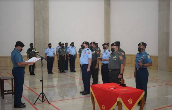 Pangkogabwilhan I Pimpin Sertijab Asrena Kaskogabwilhan I dan Aslog Kaskogabwilhan I