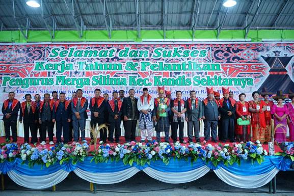 Pengurus Merga Silima Kecamatan Kandis Dikukuhkan.