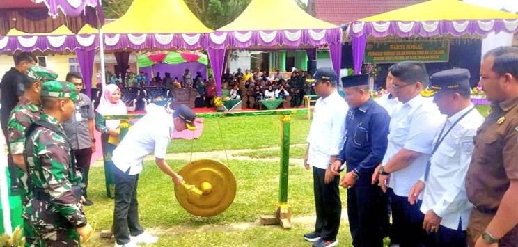 Bupati Afrizal Sintong Buka TMMD ke-117 TA 2023