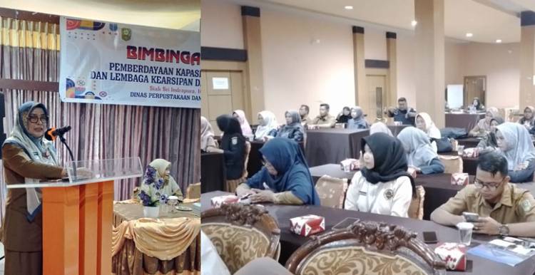 Berdayakan Kapasitas Unit Kearsipan dan Lembaga Kearsipan Daerah, Dispusip Siak Gelar Bimtek Kearsipan
