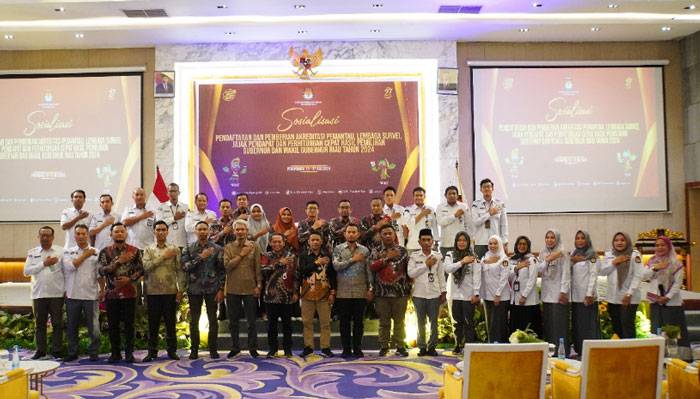 KPU Riau Sosialisasi Pendaftaran Lembaga Pemantau