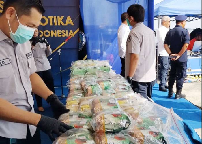 BNN Cegat Pengiriman Sabu Senilai Setengah Triliun