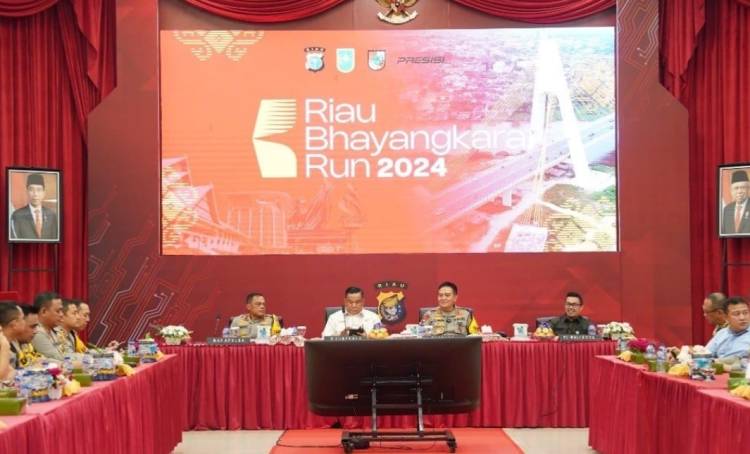 54 Pelaku UMKM Ramaikan Riau Bhayangkara Run 2024, Ada Kuliner Khas