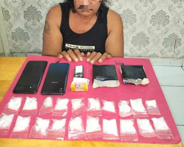Satres Narkoba Polres Siak Amankan Pria Diduga Bandar Sabu