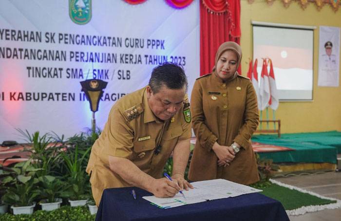 Pemprov dan Pemkab Inhu Teken Nota Kesepakatan Hibah Aset Bangunan Mess Narasinga