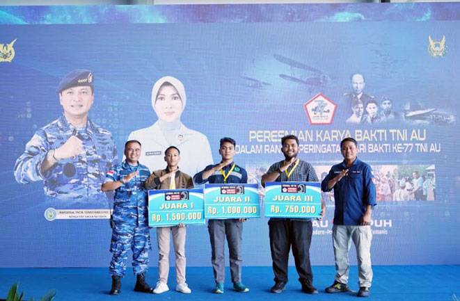 Siswa SMA Angkasa Lanud Sultan Hasanuddin Raih Juara I Lomba Fotografi Sempena Hari Bakti Ke-77 TNI AU