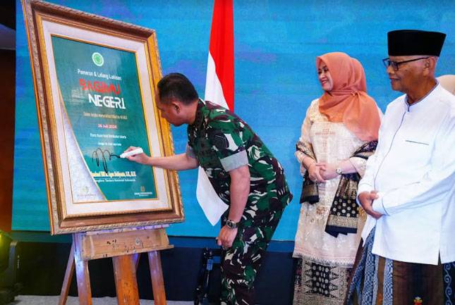 Panglima TNI Hadiri Pembukaan Pameran Lukisan &ldquo;Bagimu Negeri&rdquo;