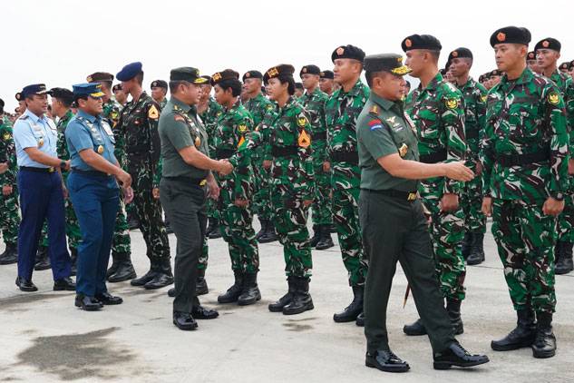 Panglima TNI Sambut Kontingen Patriot II Usai Sukses Tampil di Bastille Day Prancis