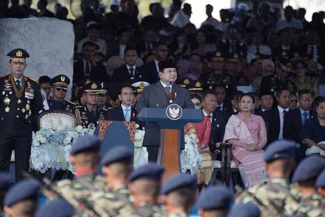 Panglima TNI Hadiri Peringatan Hari Bhayangkara ke-79 di Silang Monas