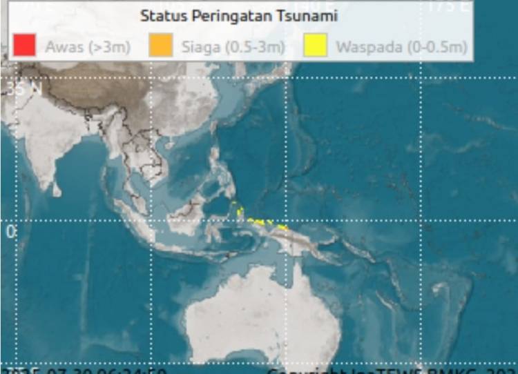 BMKG Mutakhirkan Data Gempa M 8,7 Kamchatka Russia, Tsunami Sudah Sampai Jepang