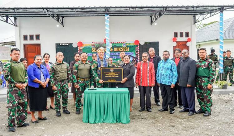 Dulu Beribadah di Teras, Kini Anak-anak Papua Memiliki Gedung Sekolah Minggu Permanen