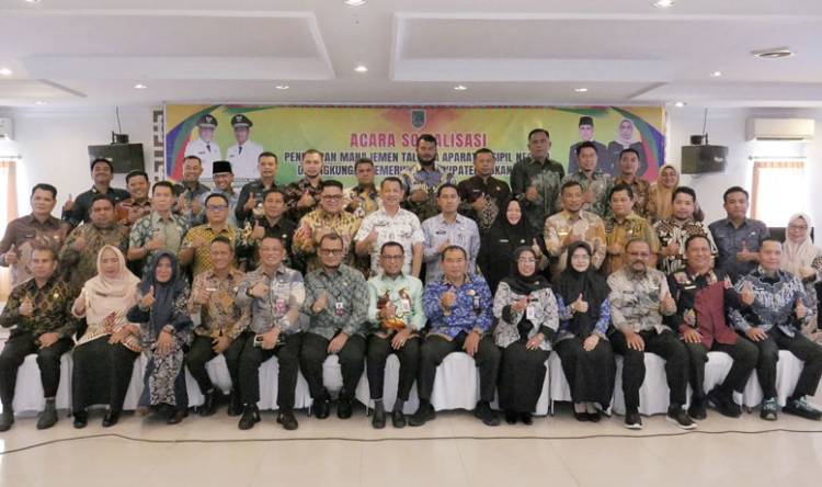 Pemkab Rohil Taja Sosialisasi Manajemen Talenta ASN di Lingkungan Pemkab Rohil