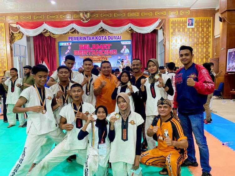 Tarung Derajat Pekanbaru Sabet Empat Emas di Kejurda Pelajar Riau 2026