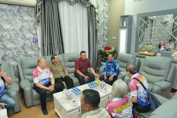 Perkuat Sinergi Maritim, Bupati Rohil H Bistamam Sambut Kunjungan Dankodaeral I di Negeri Seribu Kubah
