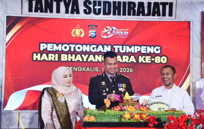 Hadiri Syukuran Hari Bhayangkara, Wabup Bengkalis: Kita Doakan Polri Terus Sukses dan Jaya