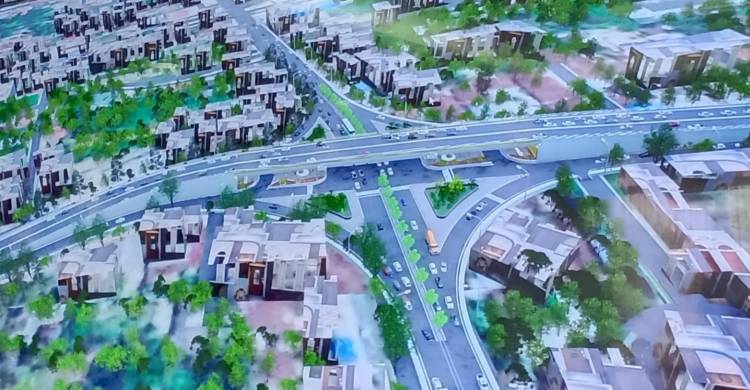 Begini Desain Flyover Simpang Garuda Sakti Panam