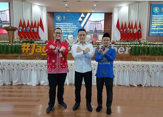 Perkuat Keamanan dan Layanan Digital, Kabupaten Siak Perpanjang Kerja Sama  dengan BSSN