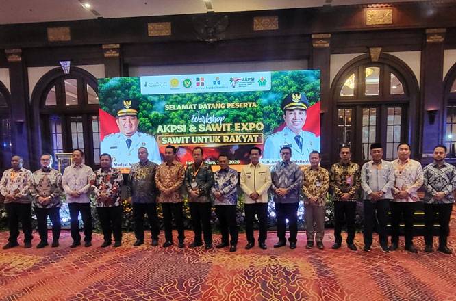 Bupati Rohil H. Bistamam Hadiri Workshop APKASI dan Sawit Expo 2026 di Jakarta