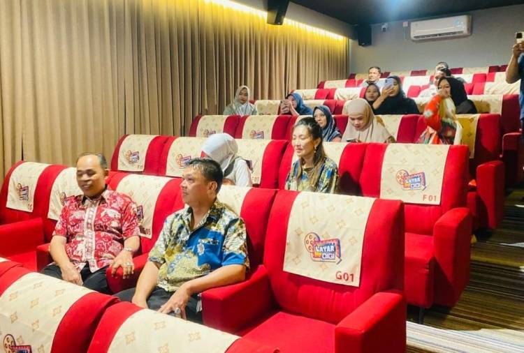 Bupati Herman Resmikan Layar Digi Tembilahan