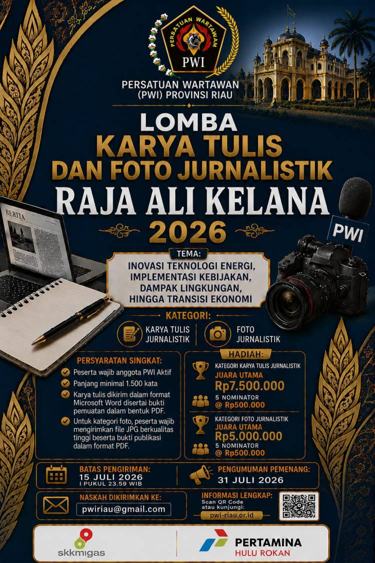 LKTJ Raja Ali Kelana 2026 Ditutup 15 Juli