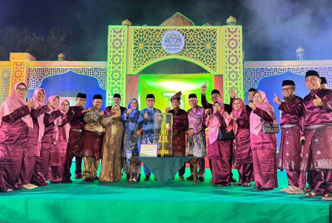 Target Bupati Bistamam Terpenuhi, Kabupaten Rokan Hilir Juara Umum MTQ Riau 2026