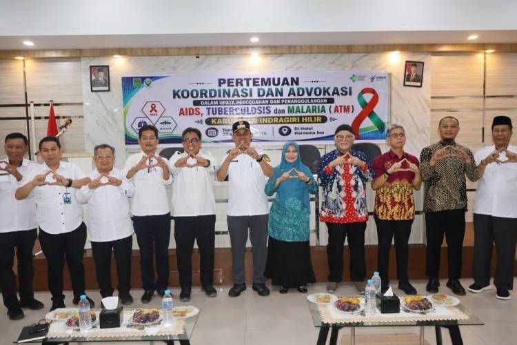 Bupati Inhil Buka Pertemuan Koordinasi dan Advokasi Pencegahan Serta Penanggulangan AIDS, Tuberkulosis, dan Malaria