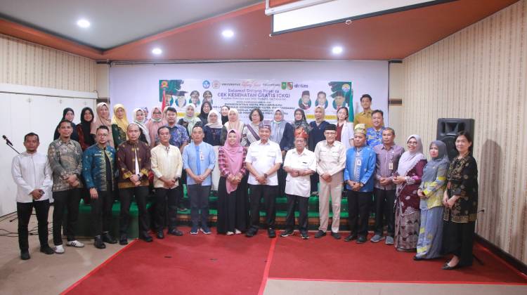 Dorong Capaian CKG, Diskes Pekanbaru Gandeng Universitas Hang Tuah