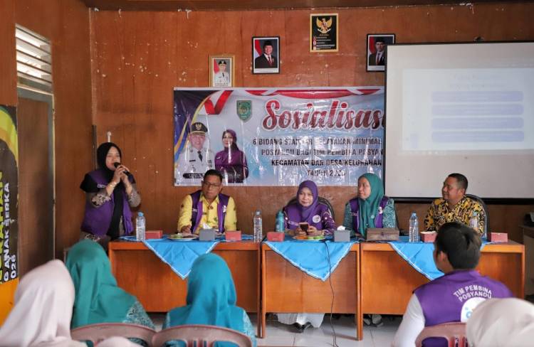 Perkuat Peran Posyandu, Hj. Katerina Buka Pembinaan dan Sosialisasi 6 Bidang SPM