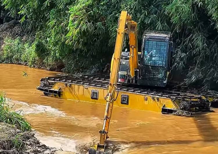 Kurangi Risiko Banjir, Normalisasi Sungai Sail Dilanjutkan