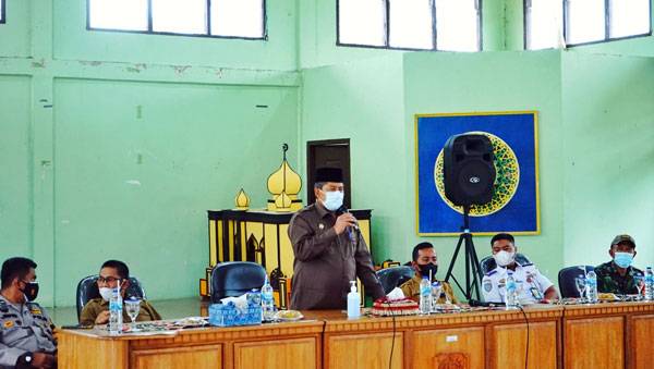 Pusako Angka Penularan Rendah, Bupati Alfedri: Jangan Lengah Tetap Patuhi Prokes