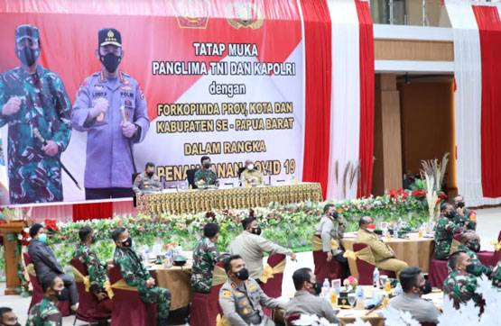 Panglima TNI: Kerjasama dan Sinergi yang Baik Merupakan Kekuatan Dalam Menjaga Papua Barat