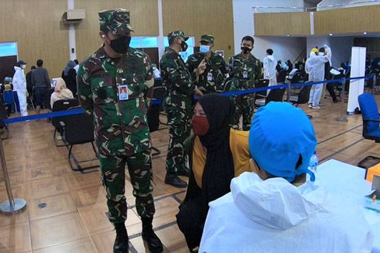 Lima Hari Serbuan Vaksinasi Di Seskoau Capai 12 Ribuan Orang