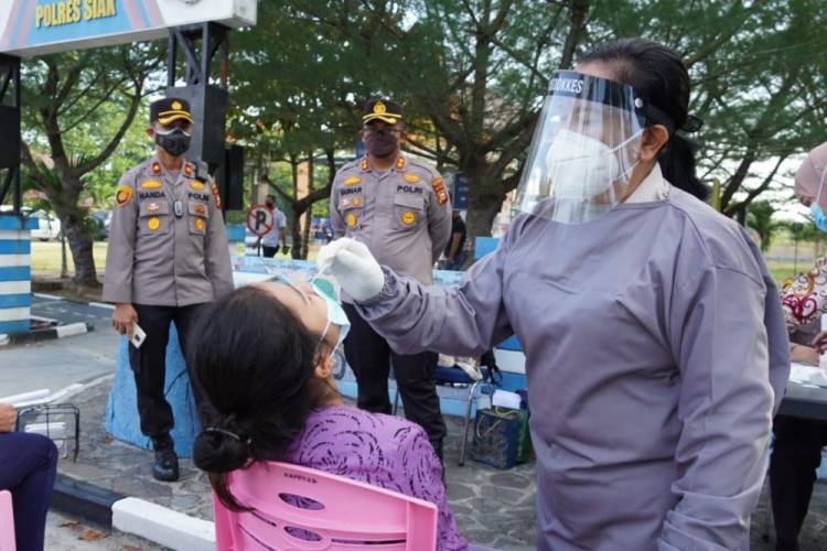 Rapid Test Massal, Kapolres Siak: Ini Salah Satu Upaya Kita Cegah Covid-19