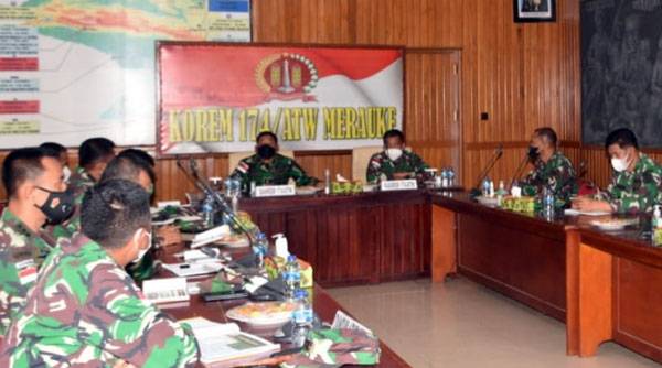 Danrem 174 Merauke: Bantu Masyarakat Papua Di Daerah Terpencil Melalui TMMD Ke-112