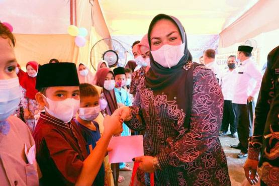 Begini Cara Sanimar Afrizal dan PKK Rohil Cegah Stunting