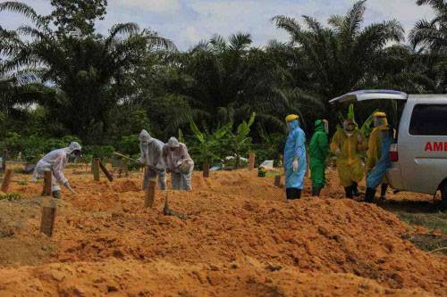Angka Kematian Tinggi, Ini Perkembangan Kasus Covid-19 Riau dan Capaian Vaksinasi