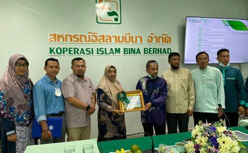 STIE Syari&rsquo;ah Bengkalis Tandatangani Kerjasama Dengan Koperasi Islam  Bina Berhad Thailan