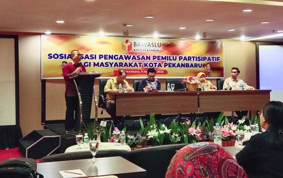 Bawaslu Pekanbaru Gelar Sosialisasi Pengawasan Partisipatif Bagi Masyarakat
