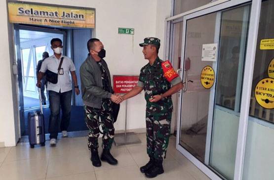 Dandim 0301/PBR Sambut Kedatangan Tim Wasev, Tinjau Pelaksanaan TMMD