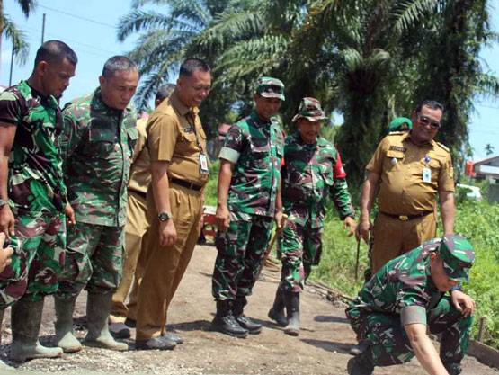 Dan SSK TMMD ke 114 Kodim 0301/PBR Optimis Semua Sasaran Rampung Sebelum Penutupan