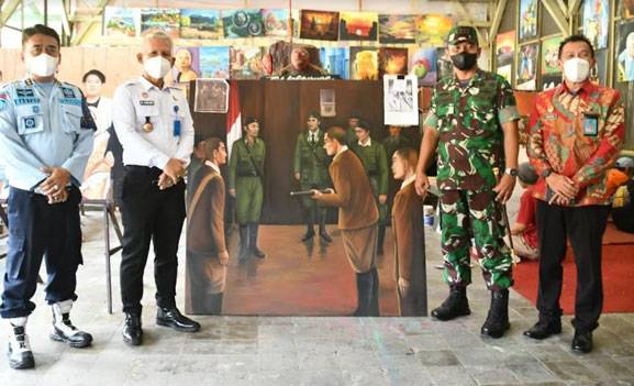 Melihat Kreatifitas Napi, Danrem 083/Baladhika Jaya Kunker ke Lapas Lowokwaru