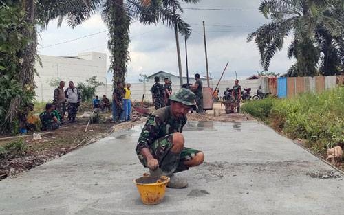 Sambut Kunjungan Tim Wasev TNI AD, Semua Matra Gesa Penyelesaian Sasaran TMMD