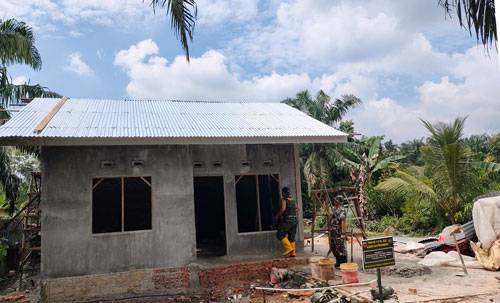 Begini Penampakan Fisik Program Rehab RTLH TMMD 114 Kodim 0301/Pbr