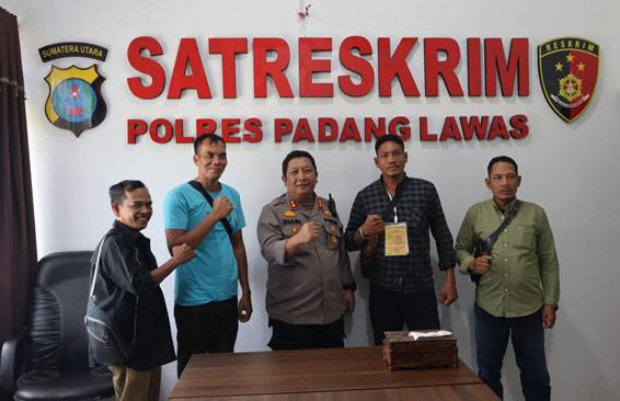 FKWRP dan Korban Kasus Penganiyaan di Dusun Kalikapuk Apresiasi Kapolres Palas