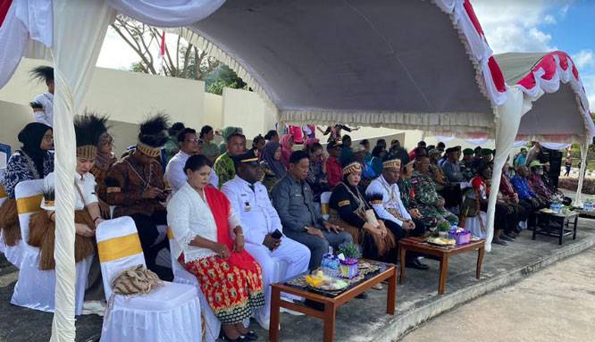 Dari Titik Nol Kilometer, Peringatan Hari Kemerdekaan 17 Agustus di Perbatasan RI-PNG Berlangsung Meriah