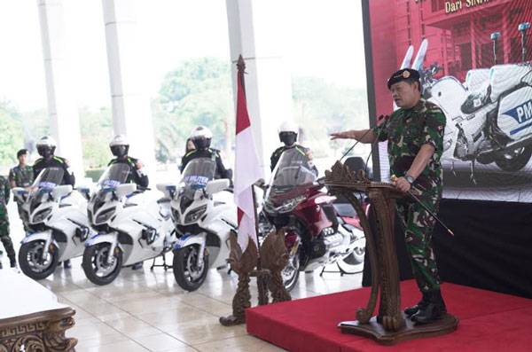 Delapan Motor Kawal Terbaru Siap Dukung Pelaksanaan Tugas TNI