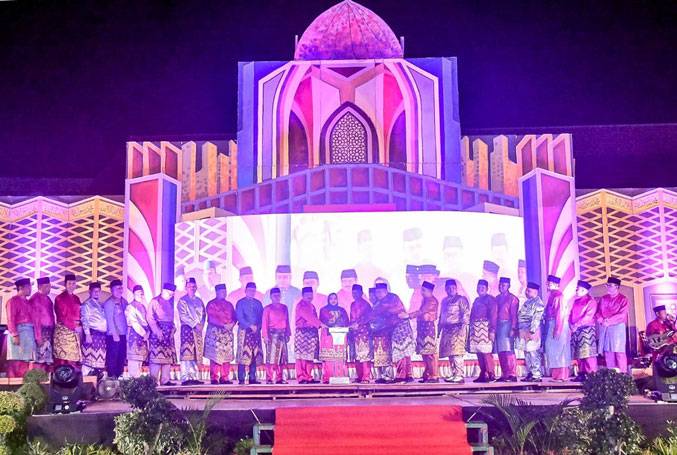 Berlangsung Megah, Bupati Kasmarni Apresiasi Pembukaan MTQ Kecamatan Mandau