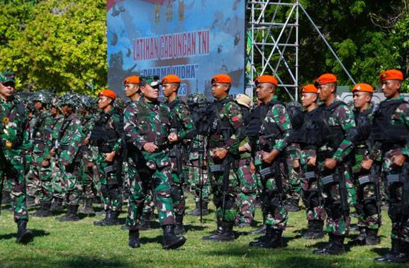 Kemampuan Interoperabilitas Ketiga Matra Diuji Dalam Latgab TNI