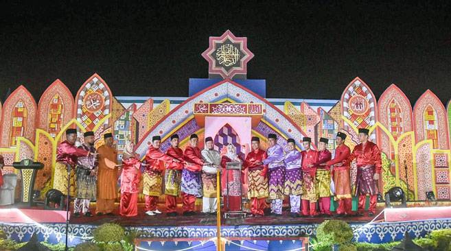 MTQ Ke-19 Kecamatan Pinggir Resmi Dibuka, Bupati Kasmarni Ajak Tadabburi Al Qur'an
