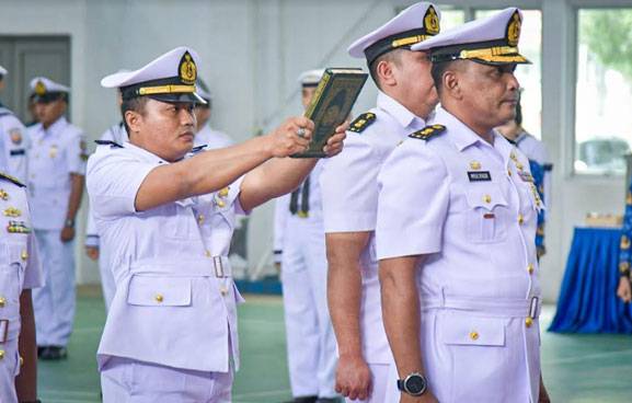 Danlantamal IX Pimpin Serah Terima Jabatan Aslog Danlantamal dan Kadiskes Lantamal IX Ambon